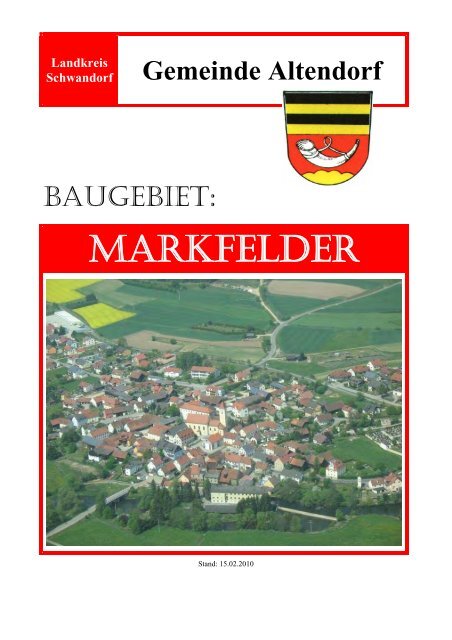 MARKFELDER - Sparkasse im Landkreis Schwandorf