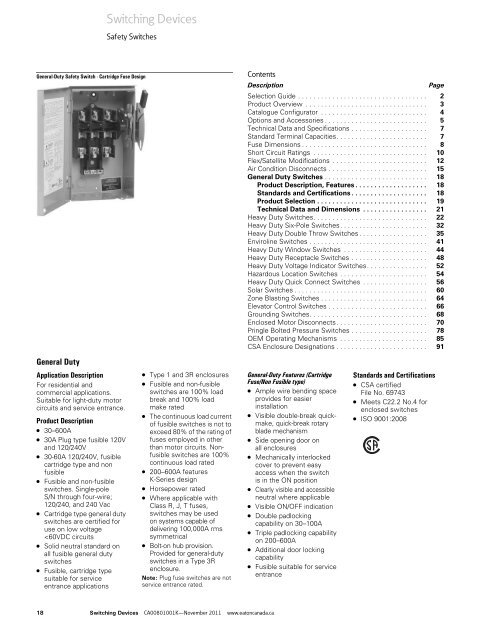 Switching Devices - Eaton Canada