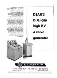 D55/1000 high KV 4 valve generator - British Journal of Radiology