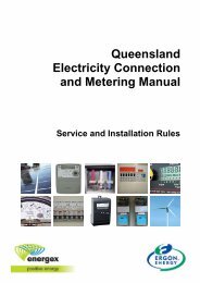 Queensland Electricity Connection and Metering ... - Ergon Energy