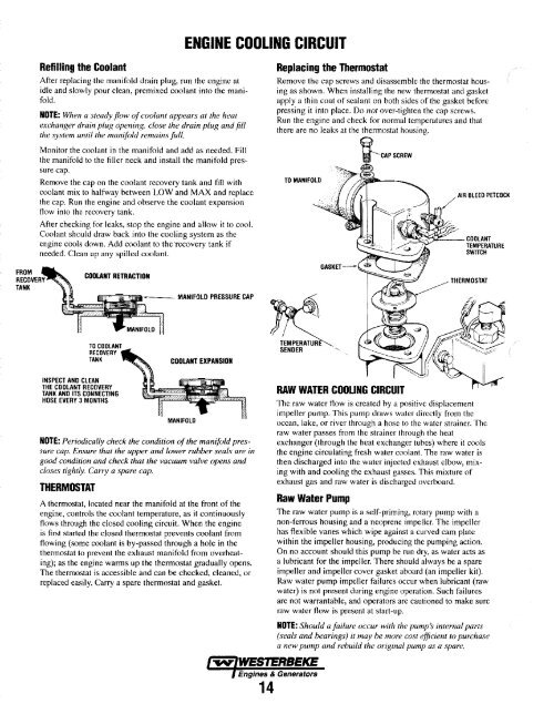 OPERATORS MANUAL - Westerbeke