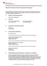 Öffentliches Verfahrensverzeichnis - Sparkasse Weserbergland