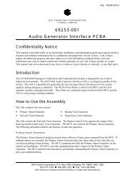 69253-001 Audio Generator Interface PCBA - GAI-Tronics