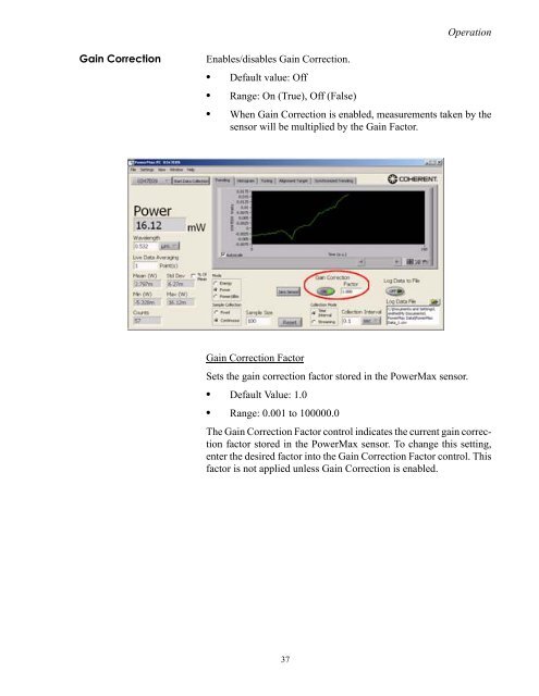 PowerMax™-USB/RS - Coherent