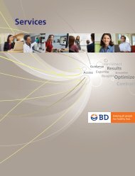 Brochure: Services - BD Biosciences