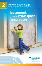 Basement and crawlspace insulation - Manitoba Hydro