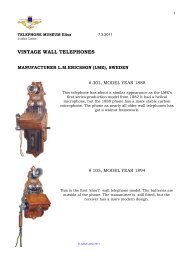 VINTAGE DESK TELEPHONES - Elisa.com