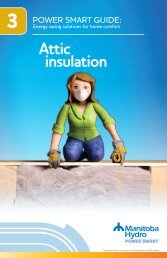Power Smart Guide: Attic insulation - Manitoba Hydro