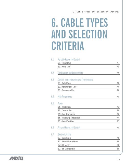Cable Types and Selection Criteria.pdf - Anixter
