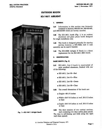 Outdoor Booth KS-14611 Airlight - The Phonebooth