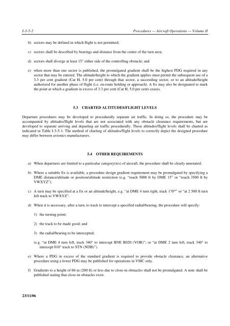 Aircraft Operations. Volume II - Construction of Visual and Instrument ...