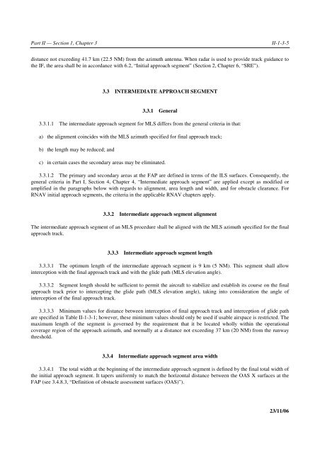 Aircraft Operations. Volume II - Construction of Visual and Instrument ...