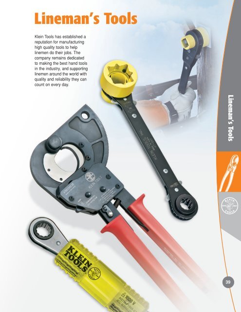 Lineman's Tools - Klein Tools