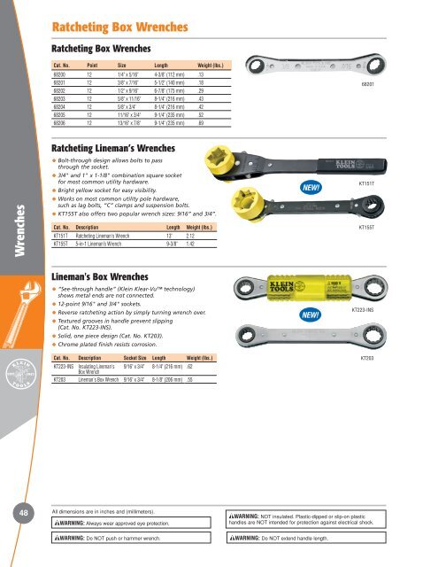 Lineman's Tools - Klein Tools