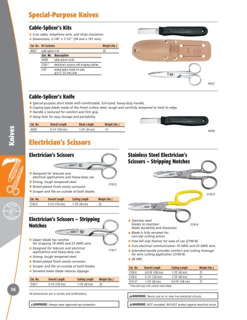 Lineman's Tools - Klein Tools