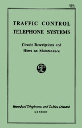 TRAFFIC CONTROL TELEPHONE SYSTEMS Circuit - Sam Hallas