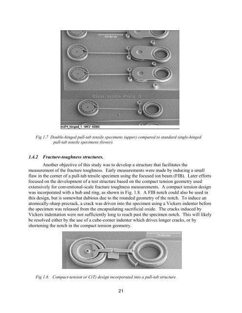 Mechanics and Tribology of MEMS Materials - prod.sandia.gov ...