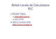 Retele Locale de Calculatoare RLC - derivat