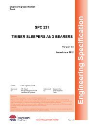 Timber Sleepers and Bearers - RailCorp Engineering Internet