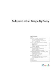 An Inside Look at Google BigQuery [pdf] - Google Cloud Platform