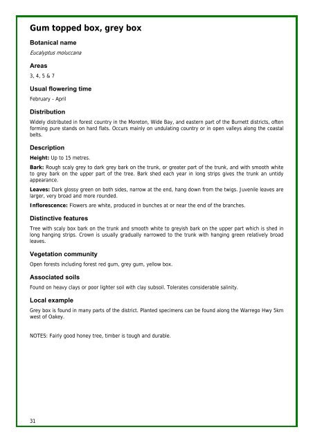 Tree identification manual - North East Downs Landcare Group