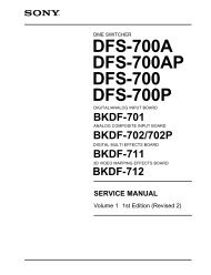 DFS-700A/700AP/700/700P Service Manual - BroadcastStore.com