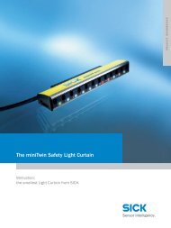 The miniTwin Safety Light Curtain