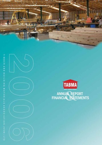 FINANCIAL STATEMENTS ANNUAL REPORT - TABMA