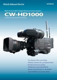 CW-HD1000 - Hitachi Kokusai Electric Europe GmbH