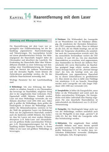 Kapitel14 Haarentfernung mit dem Laser