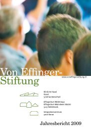 Von Effinger- Stiftung - Effingerhort