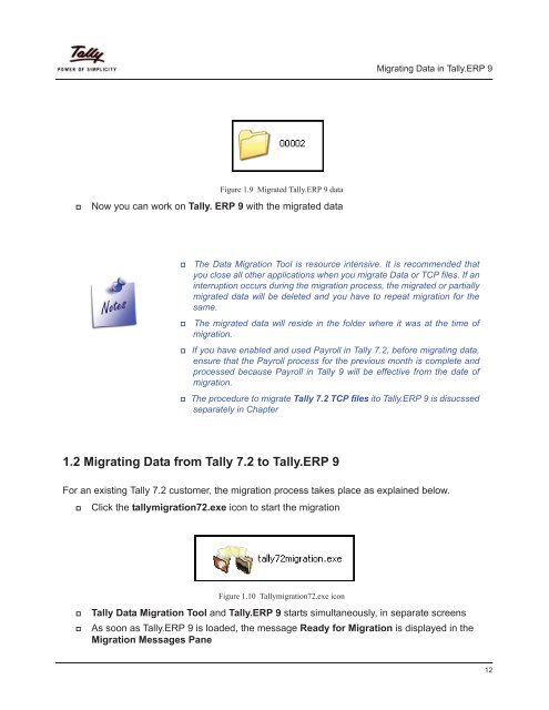 1 2 Migrating Data From Tally 7 2 To Tally ERP 9 1 2 Migrating Data From Tally 7 2 To Tally ERP 9