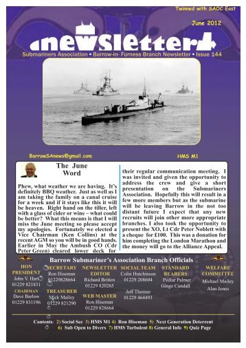 June 12 - Barrow Submariners Association