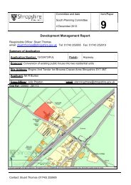 Report No 9 Engine and Tender Inn Brooome - Shropshire Council