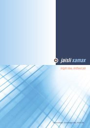 Factsheet - Jaisli-Xamax AG