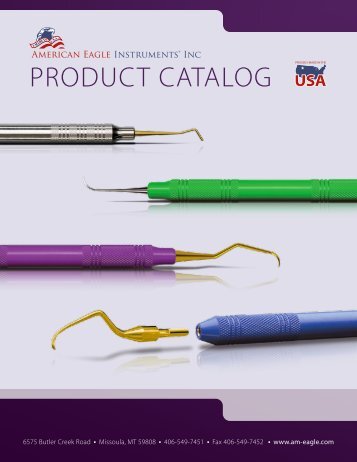 2013 AEI Product Catalog - American Eagle Instruments