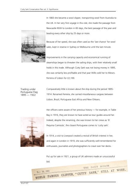 Conservation Plan 3 Significance.pdf - National Maritime Museum