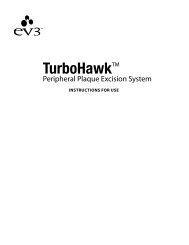 TurboHawk TM Peripheral Plaque Excision System IFU (PDF - eV3