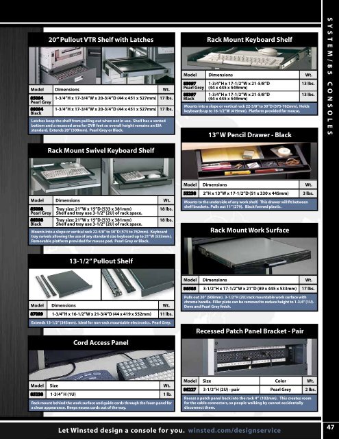 prestige console series