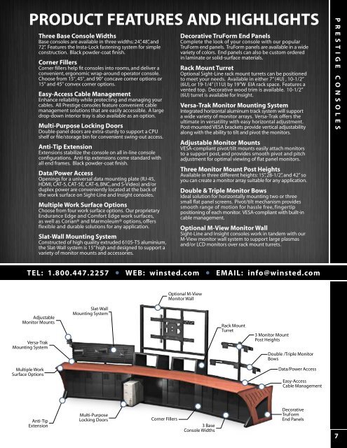 prestige console series