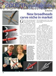 New broadheads carve niche in market - Arrow Trade Magazine!