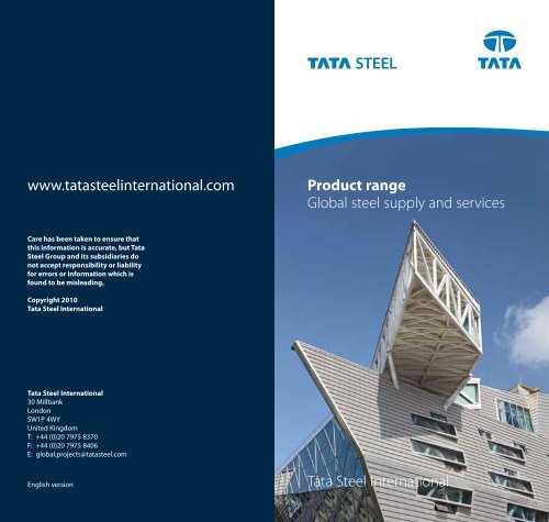 Electro-plated steel  Tata Steel in Europe
