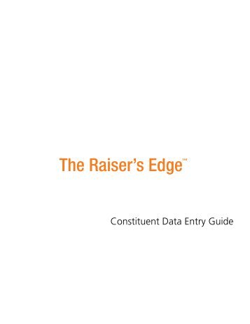 Constituent Data Entry Guide - Blackbaud, Inc.