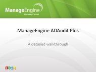 Manageengine adaudit plus