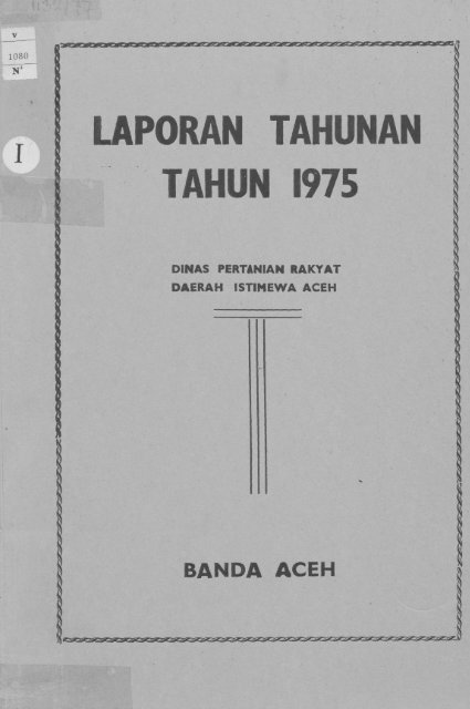 LAPORAN TAHUNAN TAHUN 1975 - Aceh Books