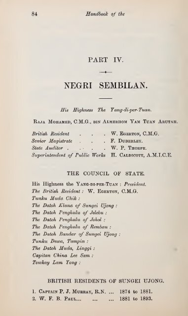 Handbook of the federated Malay states - Sabrizain.org