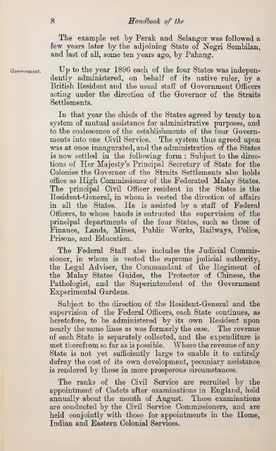 Handbook of the federated Malay states - Sabrizain.org