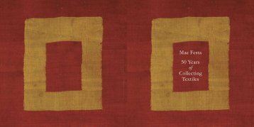 Mae Festa 50 Years of Collecting Textiles - Peter Pap Oriental Rugs