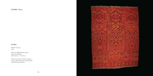 Mae Festa 50 Years of Collecting Textiles - Peter Pap Oriental Rugs