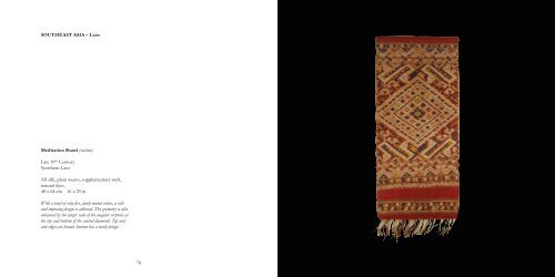 Mae Festa 50 Years of Collecting Textiles - Peter Pap Oriental Rugs